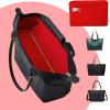 imageVercord Felt Zipper Handbag Tote Purse Duffel Backpack Organizer Insert Beige LargeRed