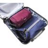 imageVercord Mens Toiletry Bag Wash Travel Small Shaving Dop Kit Shower Bathroom Ditty Hygiene Bag BlackBurgundy