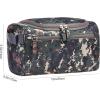 imageVercord Mens Toiletry Bag Wash Travel Small Shaving Dop Kit Shower Bathroom Ditty Hygiene Bag BlackCamo Mosaic