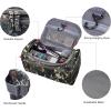 imageVercord Mens Toiletry Bag Wash Travel Small Shaving Dop Kit Shower Bathroom Ditty Hygiene Bag BlackCamo Mosaic