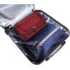 imageVercord Mens Toiletry Bag Wash Travel Small Shaving Dop Kit Shower Bathroom Ditty Hygiene Bag BlackFrosted Burgundy