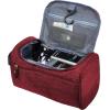 imageVercord Mens Toiletry Bag Wash Travel Small Shaving Dop Kit Shower Bathroom Ditty Hygiene Bag BlackFrosted Burgundy