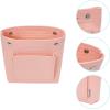 imageVercord Mini Slim Small Felt Purse Organizer Insert Inside Handbag Tote Pocketbook for Women BlackAminipale pink new