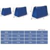 imageVercord Nylon Purse Organizer Insert for Hangbags Comestic Storage Toiletry Kit Bag in Bag with Zipper Pocket Black SSapphire Blue