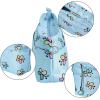 imageVercord Premium Nylon Purse Organizer Tote Handbag Insert Organizers Bag in Bag Zipper 13 Pockets 5 SizesBlue Butterfly
