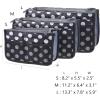 imageVercord Purse Organizer Insert for Handbags Bag Organizers Inside Tote Pocketbook Women Nurse Nylon 13 Pockets Black SmallBlack Dots