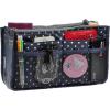 imageVercord Purse Organizer Insert for Handbags Bag Organizers Inside Tote Pocketbook Women Nurse Nylon 13 Pockets Black SmallNavy Blue Dot
