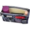imageVercord Purse Organizer Insert for Handbags Bag Organizers Inside Tote Pocketbook Women Nurse Nylon 13 Pockets Black SmallNavy Blue Dot