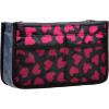imageVercord Purse Organizer Insert for Handbags Bag Organizers Inside Tote Pocketbook Women Nurse Nylon 13 Pockets Black SmallRose Heart