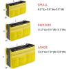 imageVercord Purse Organizer Insert for Handbags Bag Organizers Inside Tote Pocketbook Women Nurse Nylon 13 Pockets Black SmallYellow