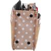 imageVercord Updated Purse Handbag Organizer Insert Liner Bag in Bag 13 Pockets Black MediumBeige Dot