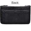 imageVercord Updated Purse Handbag Organizer Insert Liner Bag in Bag 13 Pockets Black MediumBlack