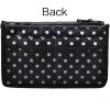 imageVercord Updated Purse Handbag Organizer Insert Liner Bag in Bag 13 Pockets Black MediumBlack Dot