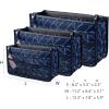 imageVercord Updated Purse Handbag Organizer Insert Liner Bag in Bag 13 Pockets Black MediumNavy Blue