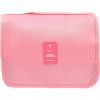 imageMultifunction Portable Waterproof Travel Kit Toiletry Travel Cosmetic Bag Hanging Hook for Men Women Blue FlowersPink