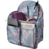 imageVercord Backpack Organizer Insert Liner Hanging Travel Bag in Bag with Many PocketsBlue Flamingo