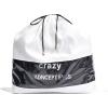 imageVercord Travel Shoe Bag Dustproof Handbag Storage Bag Suede Fabric with PVC Clear Window Drawstring White22 x 196White