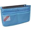 imageVercord Updated Purse Handbag Organizer Insert Liner Bag in Bag 13 Pockets Black MediumSky Blue
