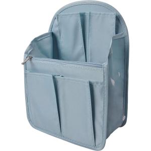 imageVercord Backpack Organizer Insert Liner Hanging Travel Bag in Bag with Many PocketsLight Blue