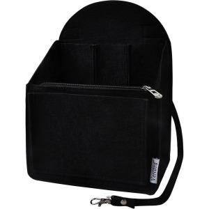 imageVercord Felt Backpack Organizer Rucksack Insert Liner Inside Daypack Shoulder Bag 5 Colors 2 SizeBlack