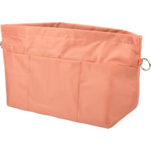 imageVercord Handbag Purse Tote Pocketbook Organizer Insert Zipper Closure 11 Pockets 3 Sizes Many ColorsLight Orange