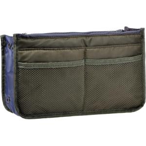 imageVercord Purse Organizer Insert for Handbags Bag Organizers Inside Tote Pocketbook Women Nurse Nylon 13 Pockets Black SmallOlive Green