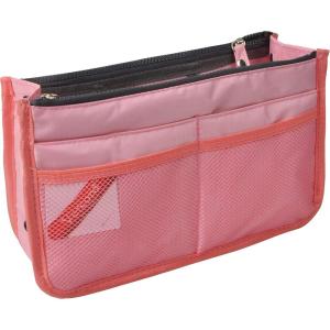 imageVercord Updated Purse Handbag Organizer Insert Liner Bag in Bag 13 Pockets Black MediumPink