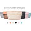 imageVercord Soft Nylon Purse Organizer Handbag Tote Insert Organizers Zipper Closure with Keychain and Handle 10 Pockets